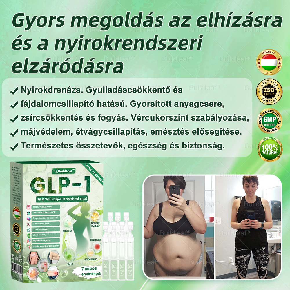 🇭🇺 Klinikai kutatásokkal igazolt | A BuildLeaf® Berberine GLP-1 Pro Súlycsökkentő Szájon át szedhető oldat segíthet a makacs súlytöbblet, anyagcsere- és energiaproblémák kezelésében, támogatva a jobb közérzetet és vitalitást